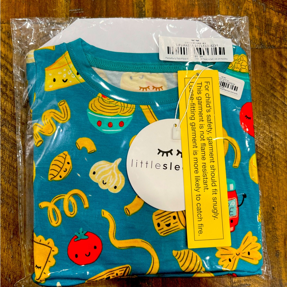 NWT Little Sleepies two piece pajama set, 18-24m